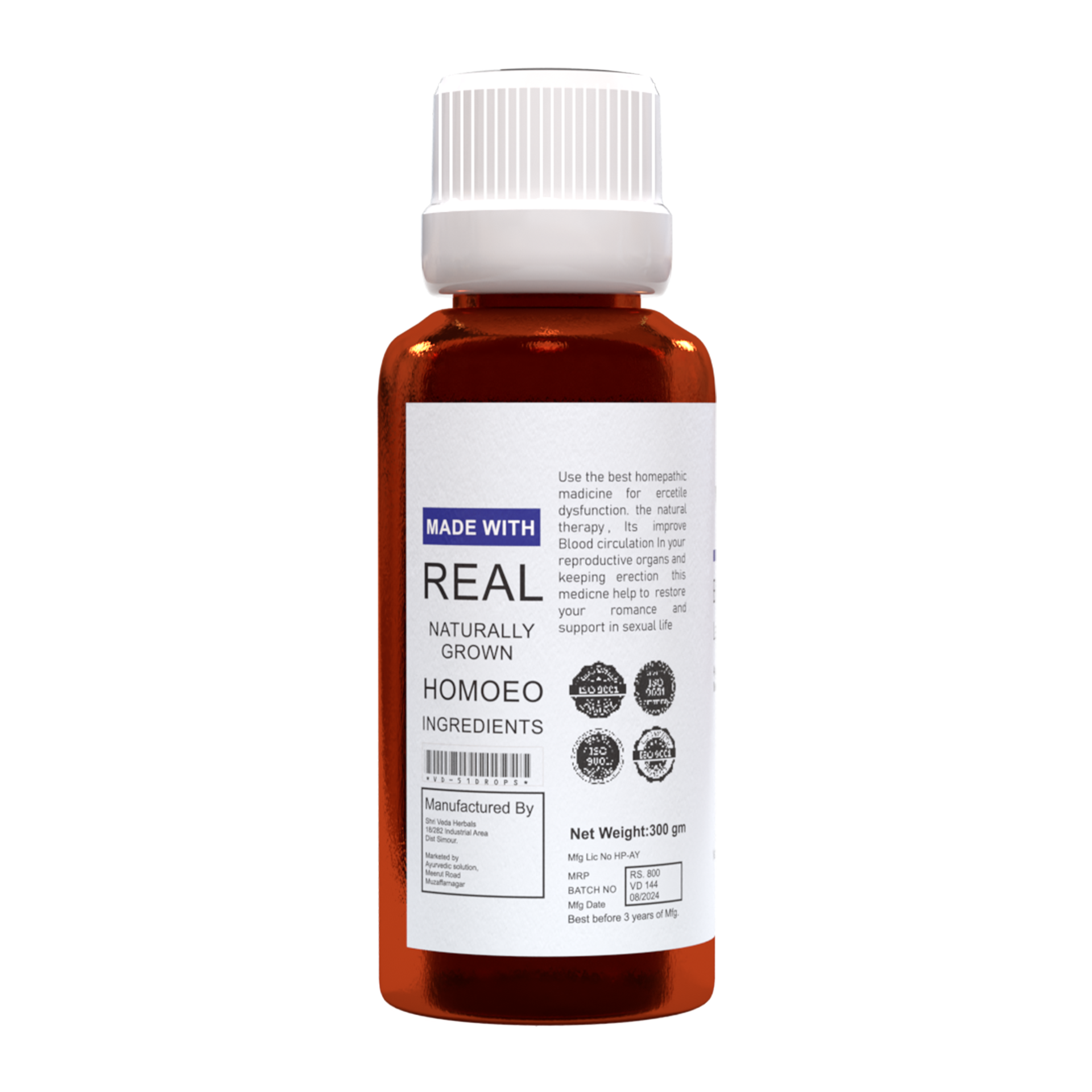 VD-51: Ayurvedic Solution for Enhanced Male Performance